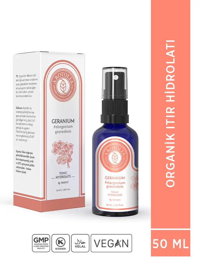 Organik Itır Hidrolatı 50 ml — GERANIUM